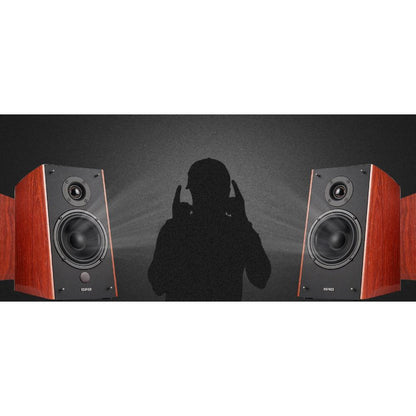 Edifier R2000DB Powered Bluetooth Bookshelf Speakers | 25mm Eagle Eye Tweeters, Optical Input, 120W Total Power