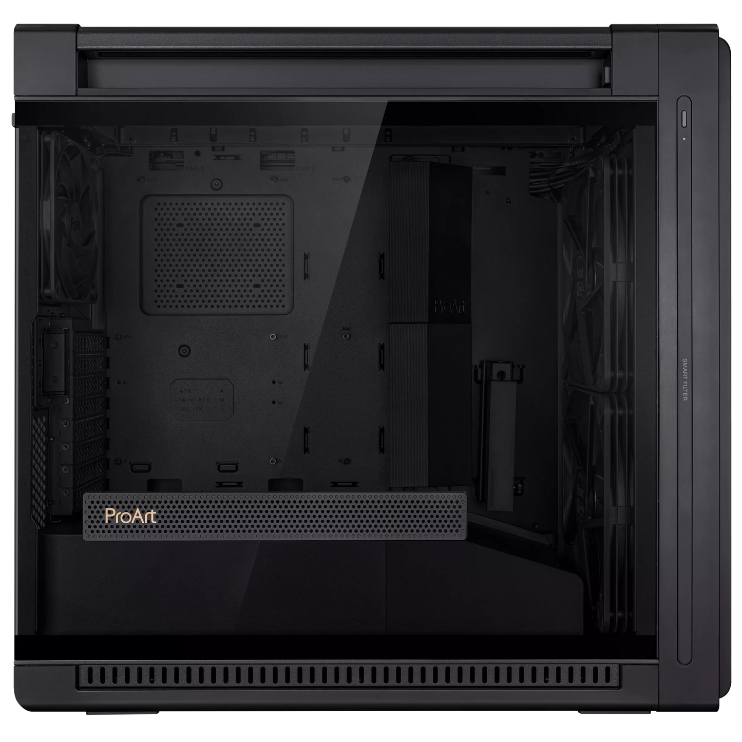 ASUS ProArt PA602 | E-ATX Computer Case | 420mm Radiator Support