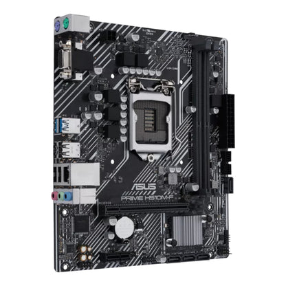 ASUS PRIME H510M-F D4 | Intel® H510 (LGA 1200) Micro-ATX Motherboard with PCIe 4.0 | D-Sub | USB 3.2 Gen 1 Type-A | SATA 6 Gbps, Realtek 1 Gb Ethernet