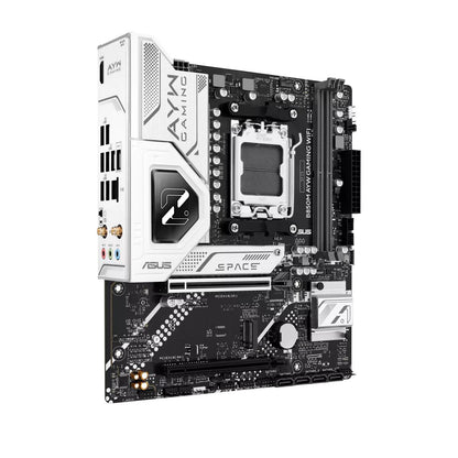 ASUS B850M AYW GAMING WIFI | AMD B850 | AM5 | DDR5 | Ryzen 9000/8000/7000 | PCIe 5.0 | Wi-Fi 6 | 2.5Gb LAN | Dual M.2 | micro-ATX