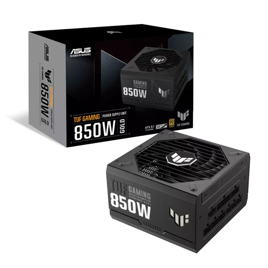 ASUS TUF Gaming 850W Gold Power Supply | 850W | 80 PLUS Gold | ATX 3.1 | PCIe 5.1 Ready | Fully Modular | Military-Grade Components | Axial-Tech Fan