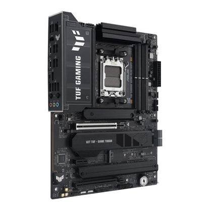 ASUS TUF GAMING X870E-PLUS WIFI7 Motherboard | AMD X870E | AM5 | DDR5 256GB | PCIe 5.0 | Wi-Fi 7 | 2.5GbE | USB4 40Gbps | 30W USB-C PD | ATX