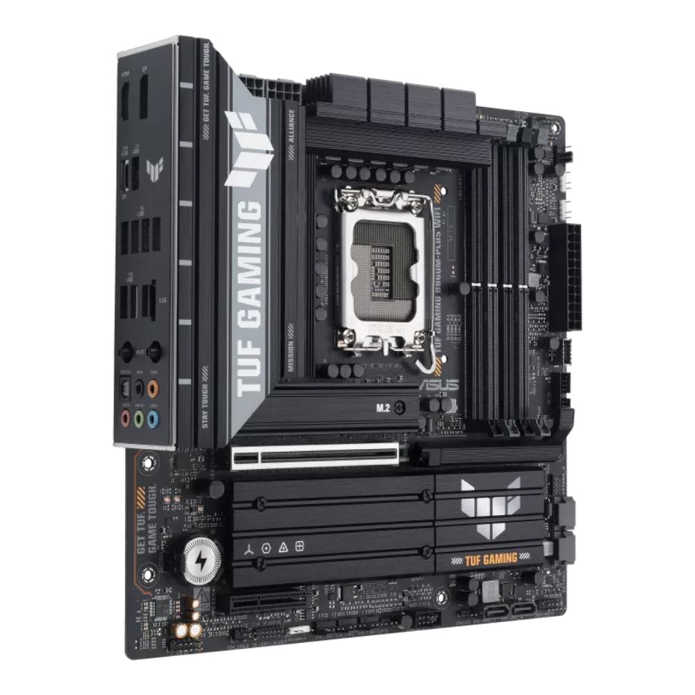 ASUS TUF GAMING B860M-PLUS WIFI | Intel B860 | LGA1851 | DDR5 | PCIe 5.0 | Wi-Fi 7 | 2.5Gb Ethernet | 3× M.2 | mATX