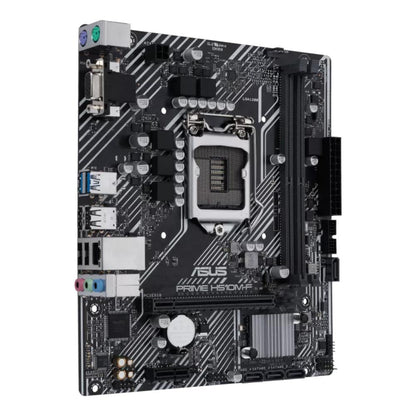 ASUS PRIME H510M-F Intel H510 Micro ATX Motherboard | LGA 1200 | 11th/10th Gen Intel Core | DDR4 3200MHz | PCIe 4.0 | 4× SATA 6Gb/s | USB 3.2 Gen 1 | 1Gb Ethernet
