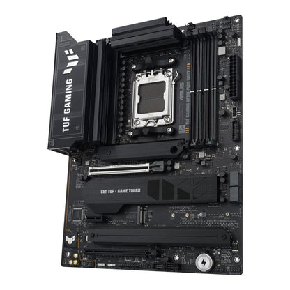 ASUS TUF GAMING X870E-PLUS WIFI7 Motherboard | AMD X870E | AM5 | DDR5 256GB | PCIe 5.0 | Wi-Fi 7 | 2.5GbE | USB4 40Gbps | 30W USB-C PD | ATX