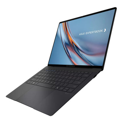 ASUS ExpertBook B9406CAA | Intel Core Ultra X7 358H | 64GB LPDDR5X | 1TB SSD | 14" 3K Tandem OLED Touch | Wi-Fi 7 | Fingerprint | Backlit English Keyboard | Jet Fog | DOS