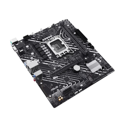 ASUS Prime H610M-E | Intel® H610 (LGA 1700) Micro-ATX Motherboard | DDR5 Support | PCIe 4.0 | Dual M.2 Slots | Realtek 1Gb Ethernet | DisplayPort | HDMI | VGA | USB 3.2 Gen 1 | SATA 6Gbps | COM Header | Aura Sync