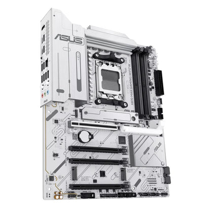 ASUS X870 MAX GAMING WIFI7 W Motherboard | AMD X870 | AM5 | DDR5 256GB | PCIe 5.0 | Wi-Fi 7 | 2.5GbE | USB4 40Gbps | ATX
