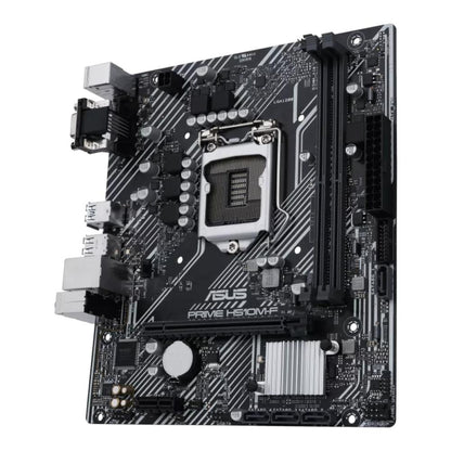 ASUS PRIME H510M-F Intel H510 Micro ATX Motherboard | LGA 1200 | 11th/10th Gen Intel Core | DDR4 3200MHz | PCIe 4.0 | 4× SATA 6Gb/s | USB 3.2 Gen 1 | 1Gb Ethernet