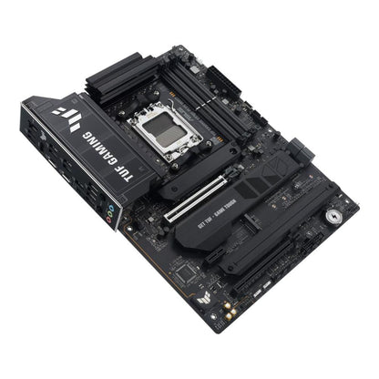 ASUS TUF GAMING X870E-PLUS WIFI7 Motherboard | AMD X870E | AM5 | DDR5 256GB | PCIe 5.0 | Wi-Fi 7 | 2.5GbE | USB4 40Gbps | 30W USB-C PD | ATX