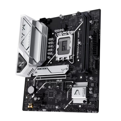 ASUS B760M-AYW WIFI Motherboard | Intel B760 | LGA 1700 | DDR5 | WiFi 6 | 2.5Gb Ethernet | 2 × M.2 PCIe 4.0 | mATX | HDMI | Aura Sync