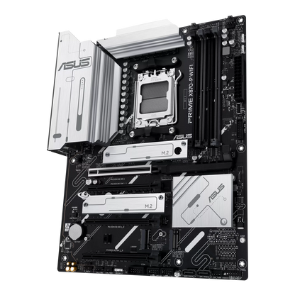 ASUS PRIME X870-P WIFI-CSM AMD AM5 ATX Motherboard | Ryzen 9000/8000/7000 | 256GB DDR5 | 8000+MT/s (OC) | Wi-Fi 7 | 2.5Gb LAN | 4× M.2 | PCIe 5.0