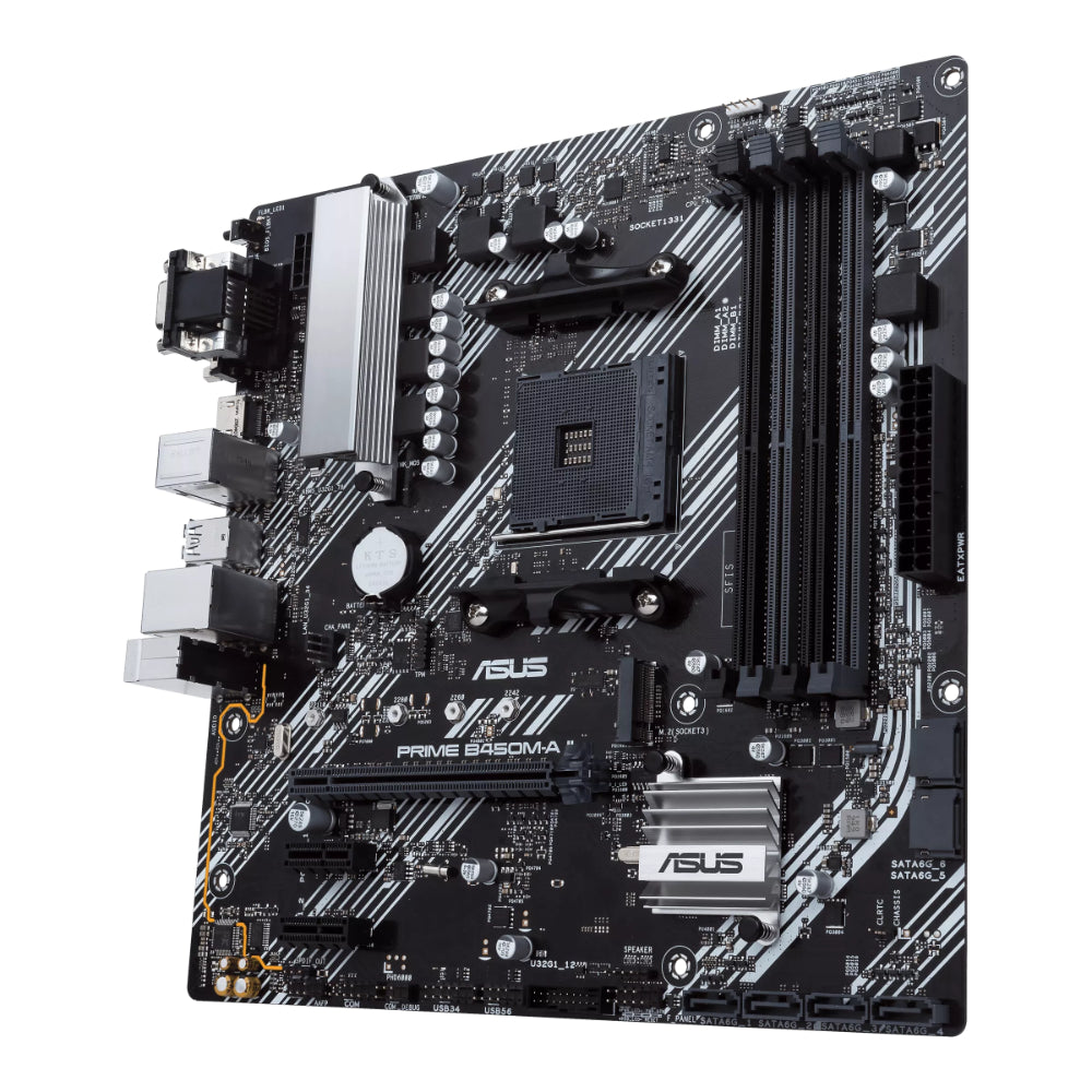 ASUS PRIME B450M-A II D4 | Micro ATX AM4 Motherboard for Ryzen