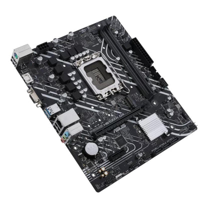 ASUS PRIME H610M-K D4 Intel H610 Micro ATX Motherboard | LGA 1700 | 14th/13th/12th Gen Intel Core | DDR4 3200MHz | PCIe 4.0 | M.2 PCIe 3.0 x4 | 4× SATA 6Gb/s | HDMI 4K@60Hz | 1Gb Ethernet