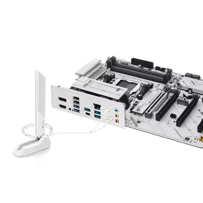 ASUS B850 MAX GAMING WIFI W AMD AM5 ATX Motherboard | Ryzen 9000/8000/7000 | 256GB DDR5 | 8000+MT/s (OC) | Wi-Fi 6E | 2.5Gb LAN | 3× M.2 | PCIe 5.0