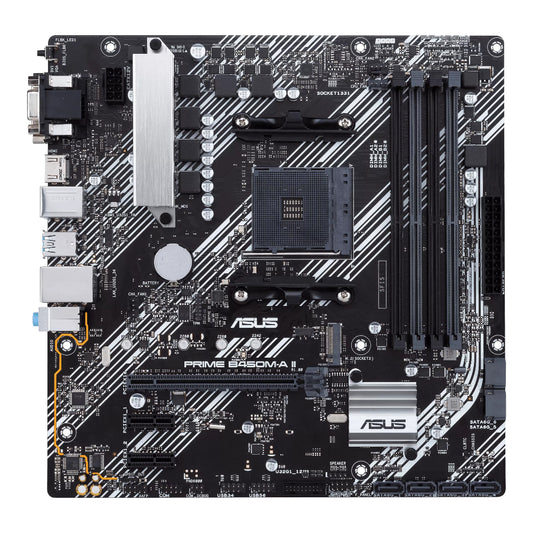 ASUS PRIME B450M-A II D4 | Micro ATX AM4 Motherboard for Ryzen
