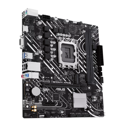 ASUS PRIME H610M-K ARGB D5 | Micro-ATX Motherboard with DDR5 & Aura Sync RGB