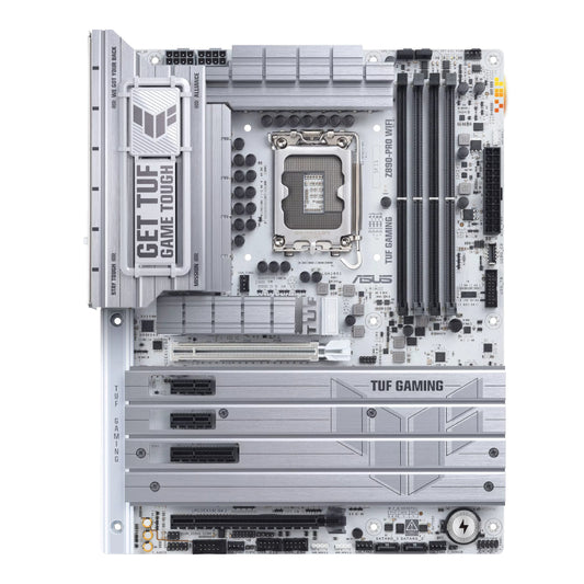 ASUS TUF GAMING Z890-PRO WIFI | Intel® Z890 ATX Motherboard | LGA 1851 | DDR5 Support | PCIe 5.0 | Wi-Fi 7 | Military-Grade Durability