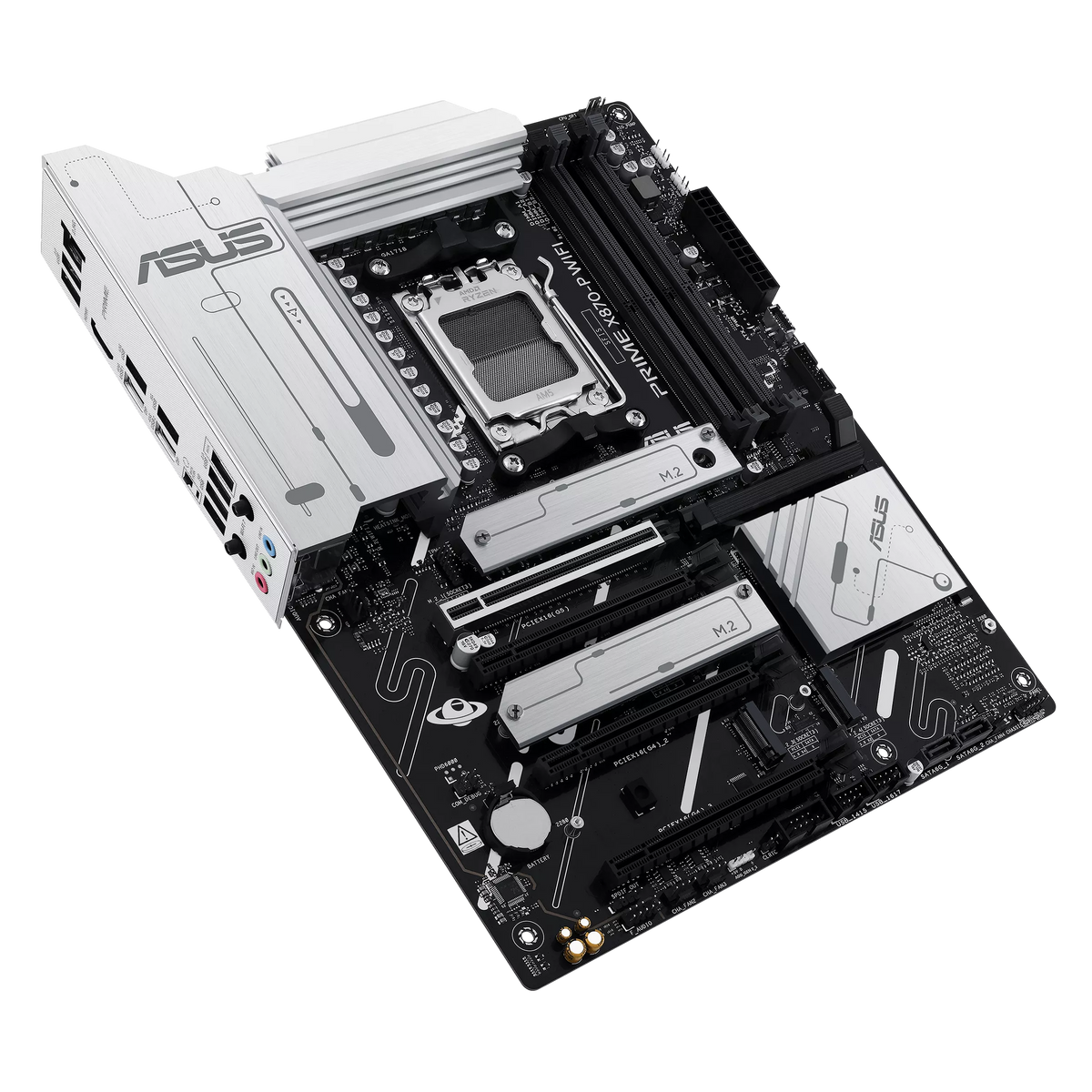 ASUS PRIME X870-P WIFI-CSM AMD AM5 ATX Motherboard | Ryzen 9000/8000/7000 | 256GB DDR5 | 8000+MT/s (OC) | Wi-Fi 7 | 2.5Gb LAN | 4× M.2 | PCIe 5.0