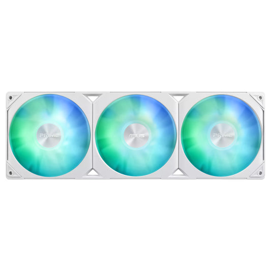 ASUS Prime LC 360 ARGB White Edition Liquid CPU Cooler | Copper Block, Aura Sync RGB, Sleeved Tubes, and Universal Socket Support