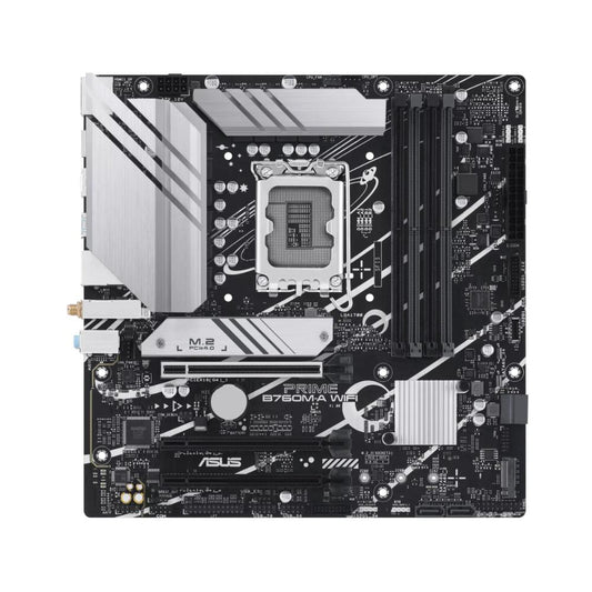 ASUS PRIME B760M-A WIFI DDR5 Intel® B760 mATX Motherboard | LGA1700 | PCIe 4.0 | Wi-Fi 6 | DDR5