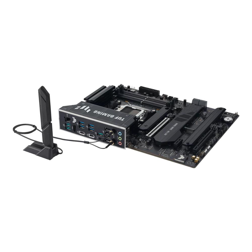 ASUS TUF GAMING X870E-PLUS WIFI7 Motherboard | AMD X870E | AM5 | DDR5 256GB | PCIe 5.0 | Wi-Fi 7 | 2.5GbE | USB4 40Gbps | 30W USB-C PD | ATX