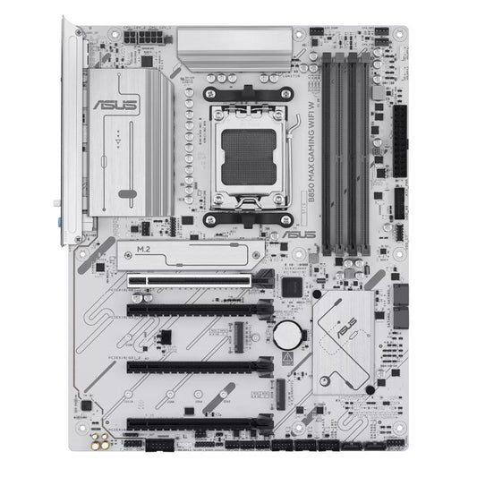 ASUS B850 MAX GAMING WIFI W AMD AM5 ATX Motherboard | Ryzen 9000/8000/7000 | 256GB DDR5 | 8000+MT/s (OC) | Wi-Fi 6E | 2.5Gb LAN | 3× M.2 | PCIe 5.0