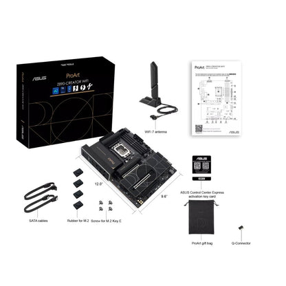 ASUS ProArt Z890-CREATOR WIFI | Intel Z890 | LGA1851 | DDR5 | Wi-Fi 7 | Thunderbolt 5 | 10GbE
