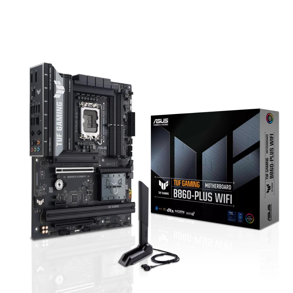 ASUS TUF GAMING B860-PLUS WIFI | Intel B860 ATX Motherboard | LGA1851 | DDR5 | Wi-Fi 7 | PCIe 5.0 | 3x M.2