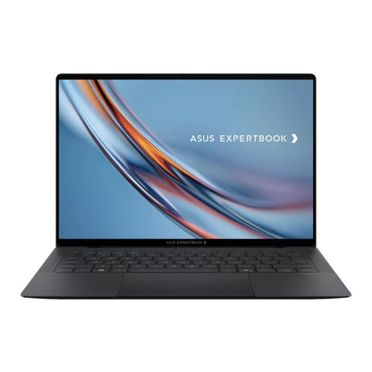 ASUS ExpertBook B9406CAA | Intel Core Ultra X7 358H | 64GB LPDDR5X | 1TB SSD | 14" 3K Tandem OLED Touch | Wi-Fi 7 | Fingerprint | Backlit English Keyboard | Jet Fog | DOS