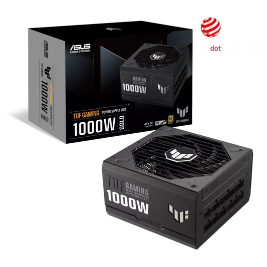 ASUS TUF Gaming 1000W Gold Power Supply | 1000W | 80 PLUS Gold | ATX 3.1 | PCIe 5.1 Ready | Fully Modular | Military-Grade Components | Axial-Tech Fan