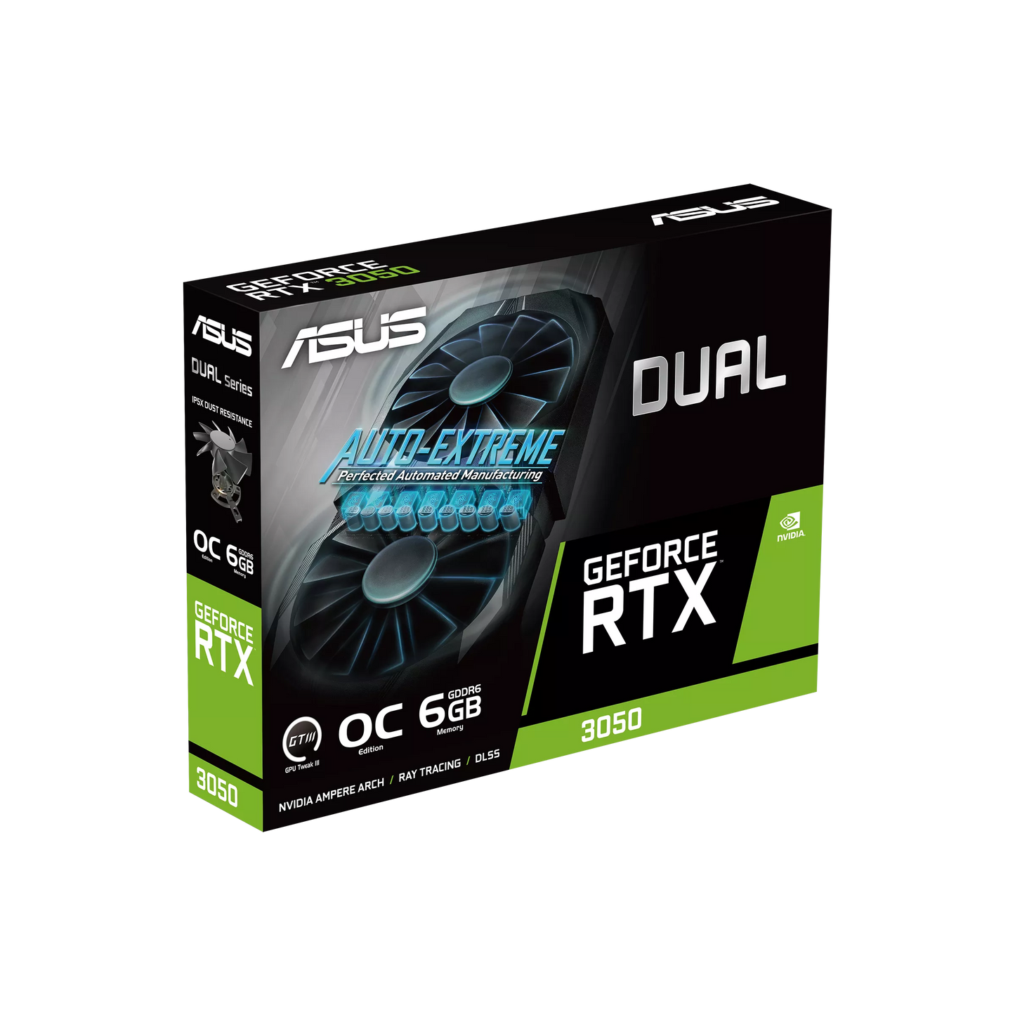 ASUS Dual NVIDIA GeForce RTX™ 3050 OC Edition 6GB GDDR6 | Gaming Graphics Card