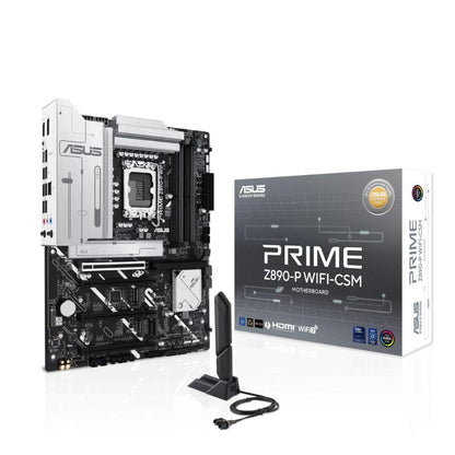 ASUS PRIME Z890-P WIFI-CSM | Intel Z890 ATX Motherboard | LGA1851 | DDR5 | Wi-Fi 7 | PCIe 5.0 | 4x M.2