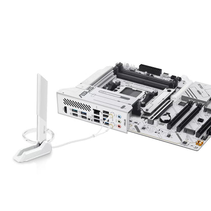 ASUS X870 MAX GAMING WIFI7 W Motherboard | AMD X870 | AM5 | DDR5 256GB | PCIe 5.0 | Wi-Fi 7 | 2.5GbE | USB4 40Gbps | ATX