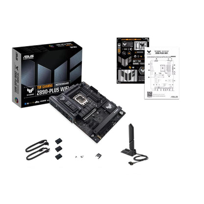ASUS TUF GAMING Z890-PLUS WIFI | Intel Z890 | LGA1851 | DDR5 | Wi-Fi 7 | PCIe 5.0 | 4x M.2 | Thunderbolt 4