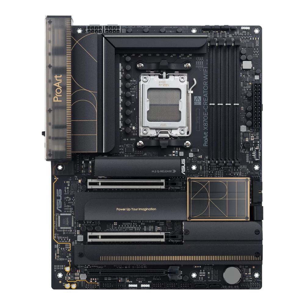 ASUS ProArt X870E-CREATOR WIFI Motherboard | AMD X870E | AM5 | DDR5 256GB | PCIe 5.0 | Dual USB4 | 10GbE + 2.5GbE | Wi-Fi 7 | ATX