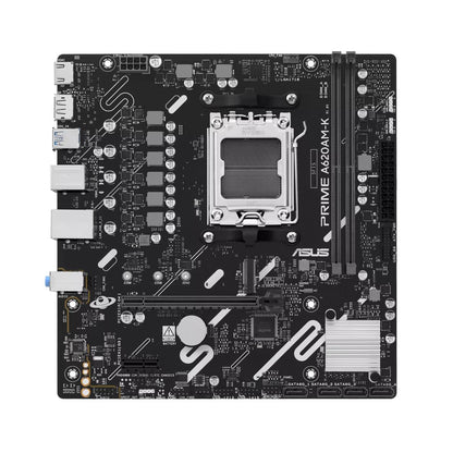 ASUS PRIME A620AM-K-CSM | AMD A620A | AM5 | DDR5 | Ryzen 9000/8000/7000 | PCIe 4.0 | M.2 | 1Gb LAN | micro-ATX