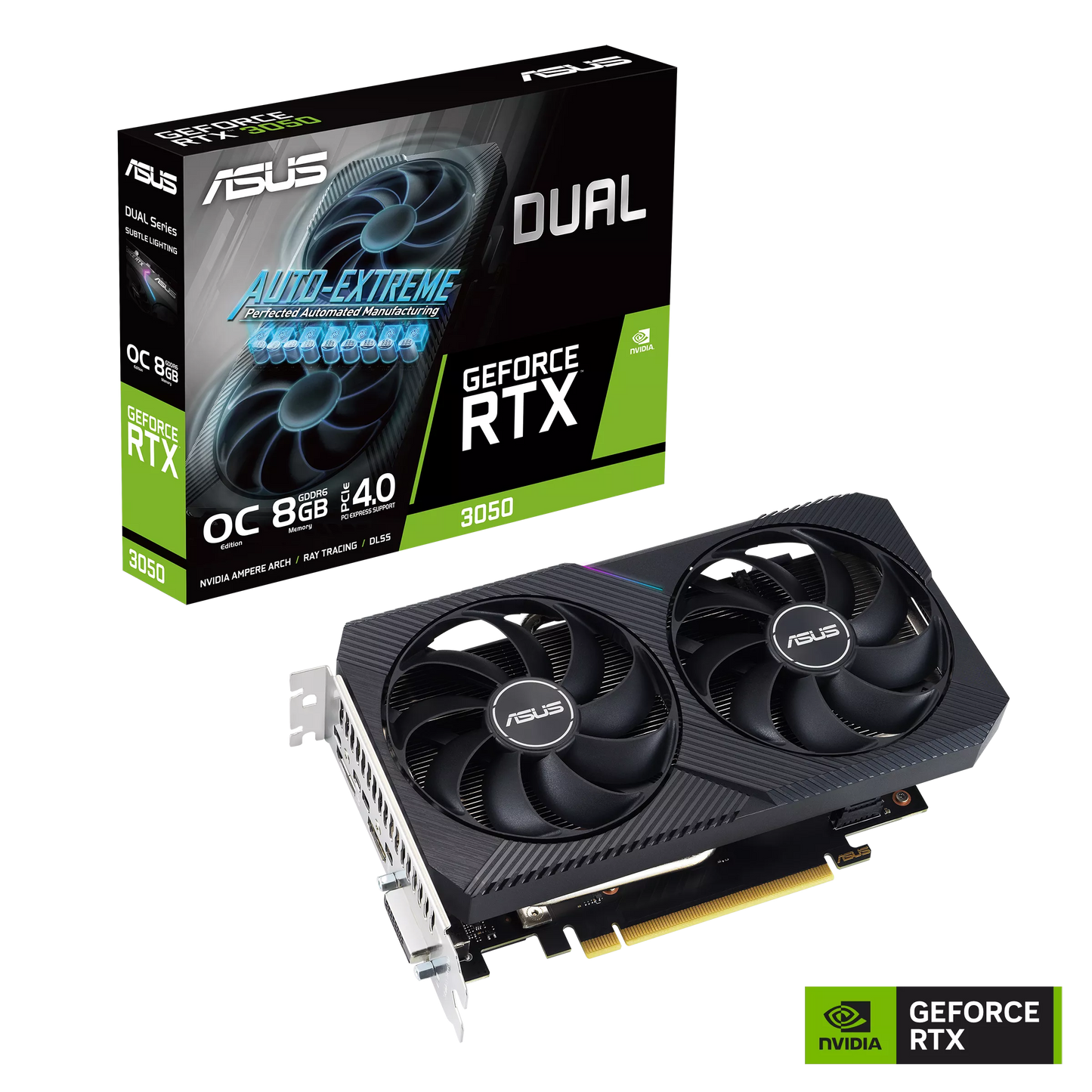 ASUS Dual NVIDIA GeForce RTX™ 3050 V2 8GB GDDR6 | Gaming Graphics Card