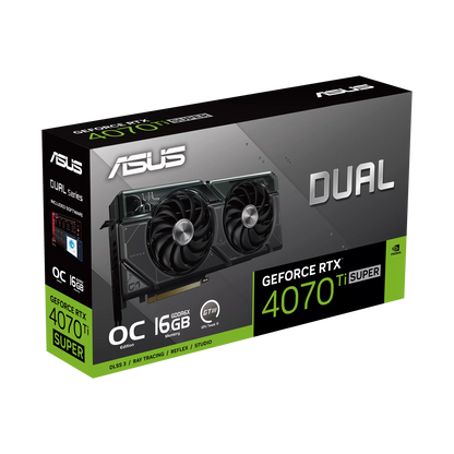 ASUS Dual NVIDIA GeForce RTX™ 4070 Ti SUPER OC Edition 16GB GDDR6X | Gaming Graphics Card