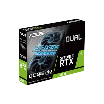 ASUS Dual NVIDIA GeForce RTX™ 3050 V2 8GB GDDR6 | Gaming Graphics Card