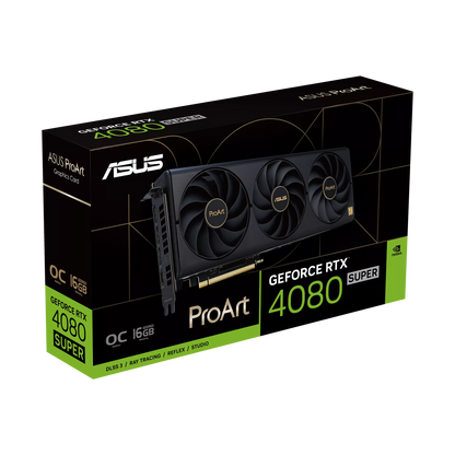 ASUS ProArt GeForce RTX™ 4080 SUPER OC Edition 16GB GDDR6X | Graphics Card