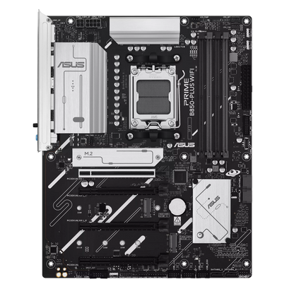ASUS PRIME B850-PLUS WIFI-CSM AMD AM5 ATX Motherboard | Ryzen 9000/8000/7000 | 256GB DDR5 | 8000+MT/s (OC) | Wi-Fi 6E | 2.5Gb LAN | 3× M.2 | PCIe 5.0