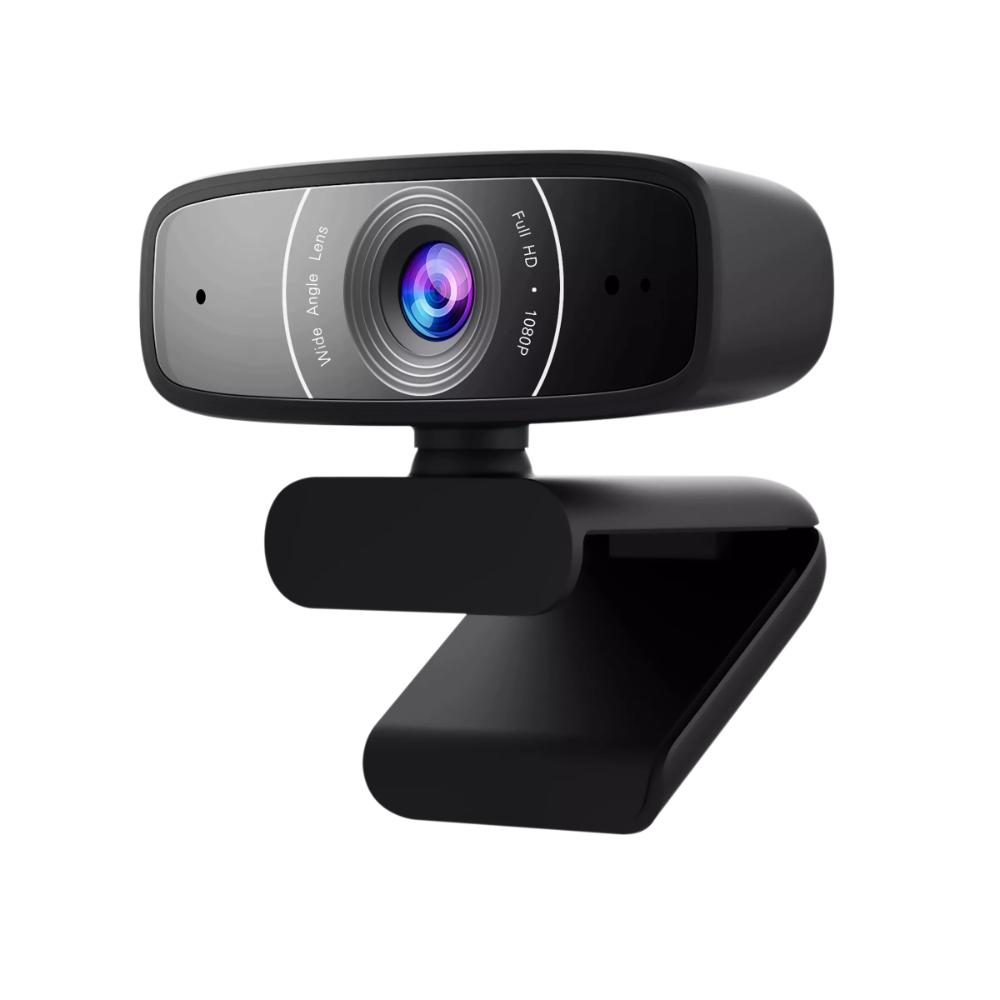 ASUS Webcam C3 Streaming Kit | FHD 1080p Video, Noise Reduction Microphone, Wide-Angle Lens, and 360° Rotation