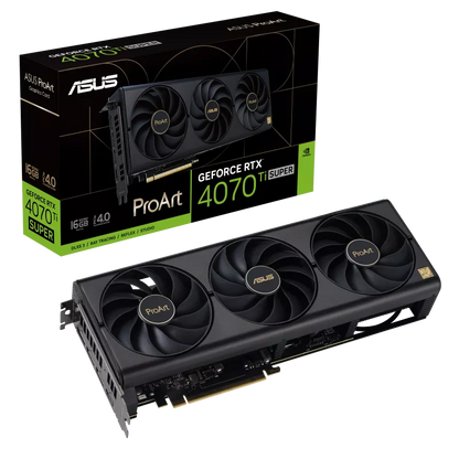 ASUS ProArt GeForce RTX™ 4070 Ti SUPER 16GB GDDR6X OC Edition | GRAPHICS CARD