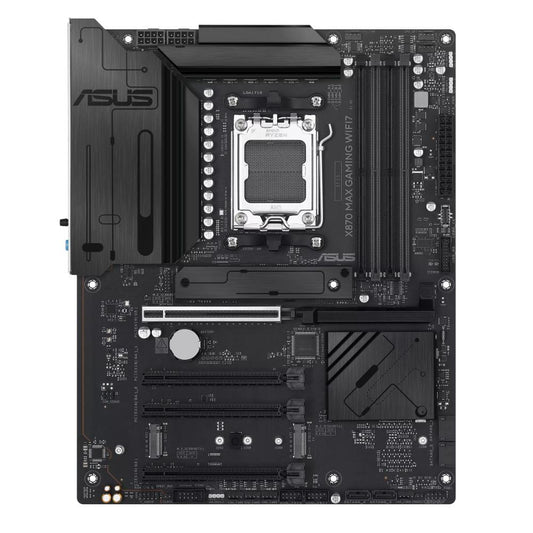 ASUS X870 MAX GAMING WIFI7 AMD AM5 ATX Motherboard | Ryzen 9000/8000/7000 | 256GB DDR5 | 8000+MT/s (OC) | Wi-Fi 7 | 2.5Gb LAN | 3× M.2 | PCIe 5.0