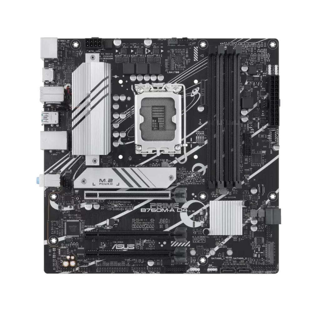 ASUS Prime B760M-A D4 Intel B760 DDR4 Micro-ATX Motherboard