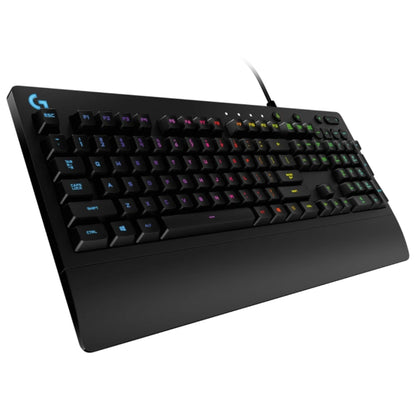 Logitech G213 Prodigy RGB Gaming Keyboard | 5-Zone RGB Lighting | Spill-Resistant Design | Dedicated Media Controls | Anti-Ghosting | USB Wired