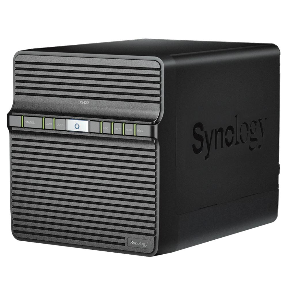 Synology DiskStation DS423 | 4-Bay NAS Storage Solution | Realtek Quad-Core | 2GB DDR4 | Private Cloud & Backup Server