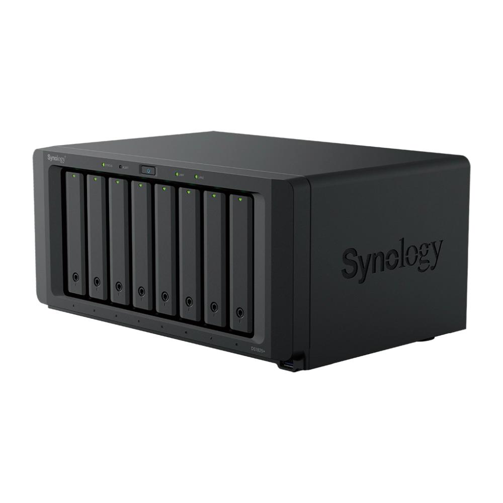 Synology DiskStation DS1825+ 8-Bay NAS Server | AMD Ryzen V1500B | 8GB DDR4 ECC | Dual 2.5GbE | 432TB Expandable