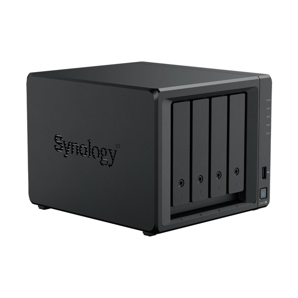 Synology DiskStation DS425+ | 4-Bay NAS Storage Solution | Intel Celeron Quad-Core | 2.5GbE | M.2 NVMe Cache Support
